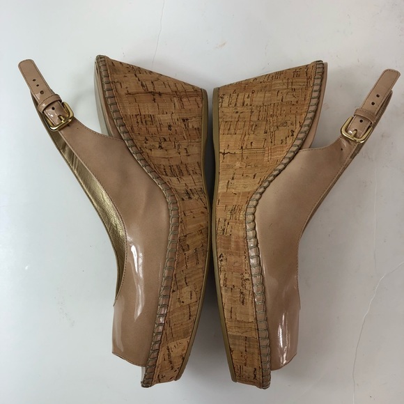 Stuart Weitzman Wedged sandals size 10 M (#7) - Picture 4 of 8